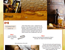 Tablet Screenshot of greatbreweh.com